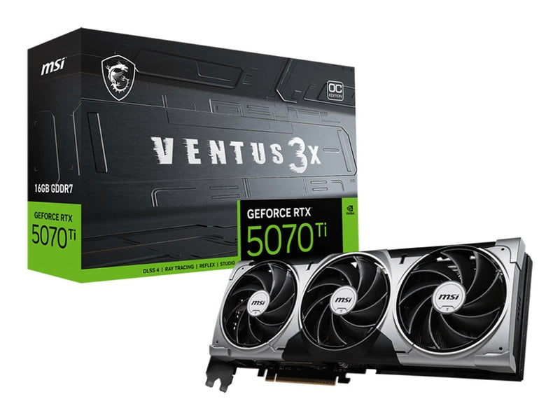 MSI GeForce RTX 5070 Ti VENTUS 3X OC 16GB Graphic Card