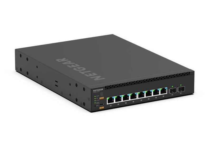 Netgear M4350-8M2V 10-Port Managed Switch with 8 x 2.5G PoE++ with 2 x 25GBASE-X SFP28