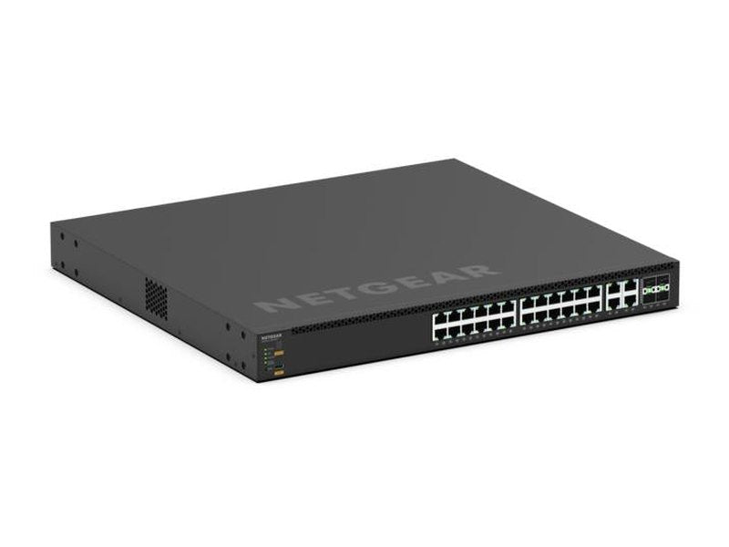Netgear M4350-24M4X4V 32-Port Managed Switch with 24 x 2.5G and 4 x 10g/Multi-Gig PoE++ with 4 x 25GBASE-X SFP28