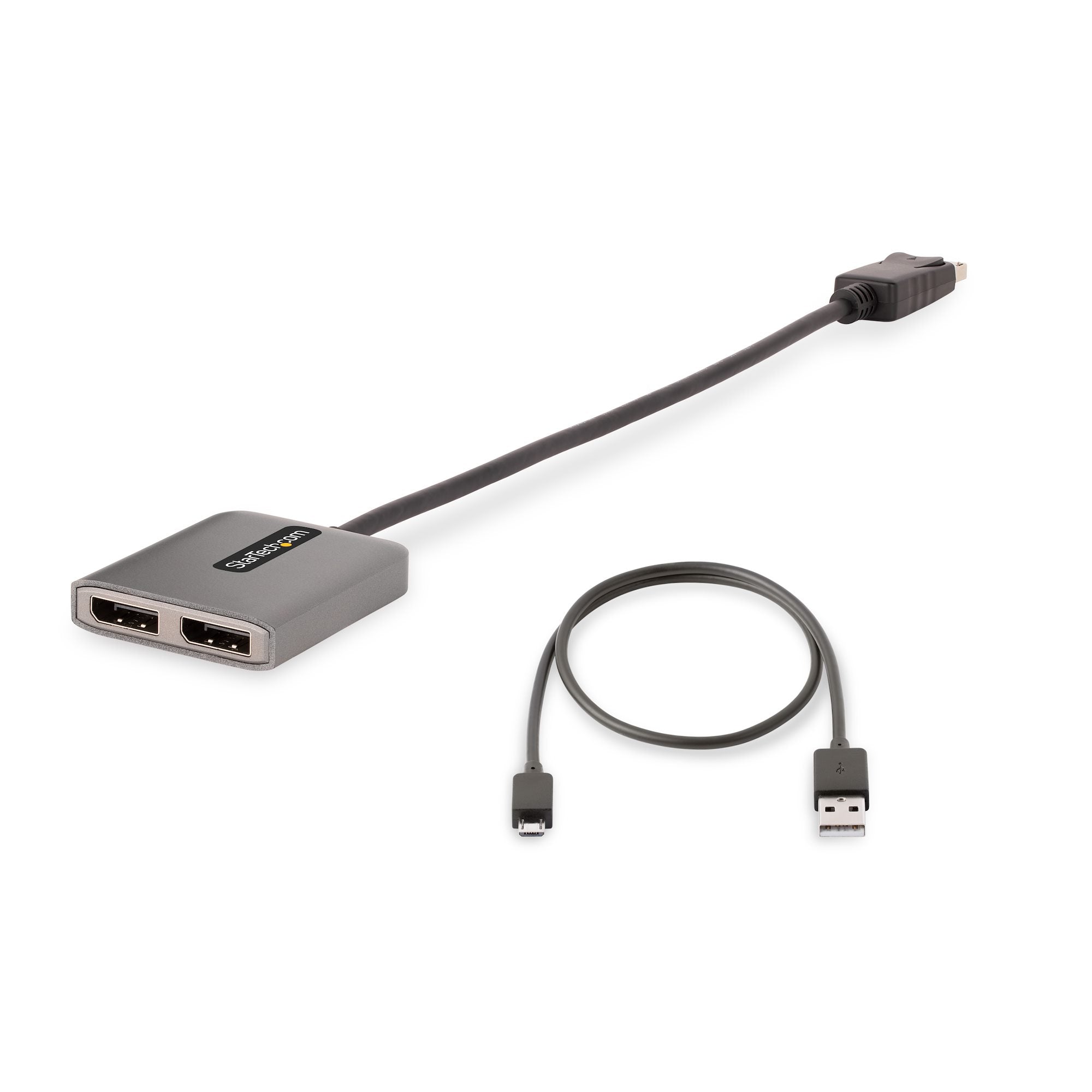 StarTech 2 Port Displayport Mst Hub, Dual 4K 60Hz Multi-Monitor Adapter 3 Yr