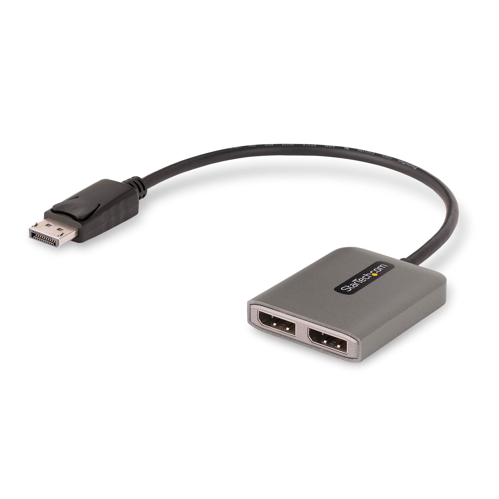 StarTech 2 Port Displayport Mst Hub, Dual 4K 60Hz Multi-Monitor Adapter 3 Yr