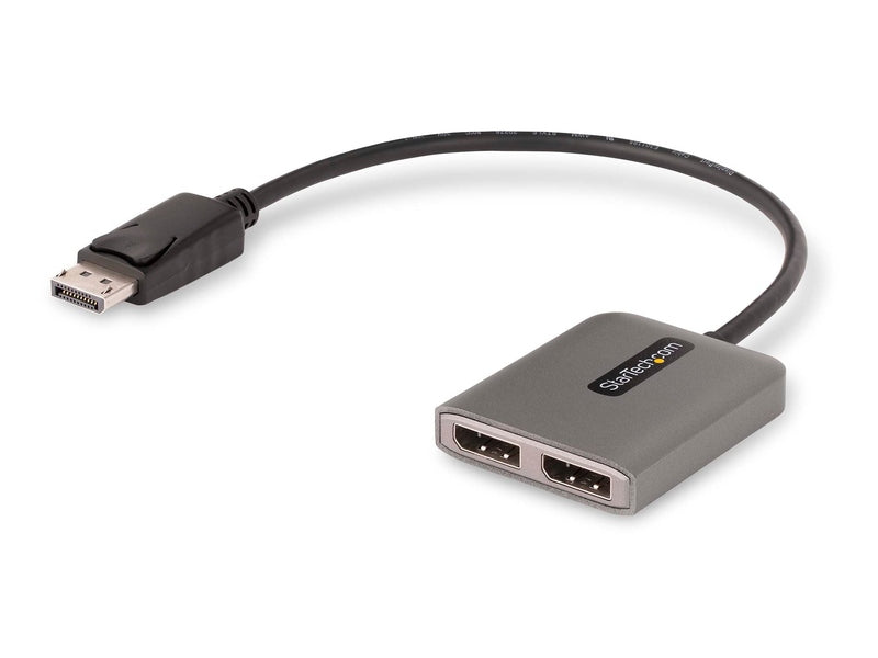 StarTech 2 Port Displayport Mst Hub, Dual 4K 60Hz Multi-Monitor Adapter 3 Yr