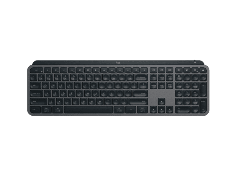 Logitech MX KEYS S Wireless ILLUMINATED Keyboard/ Rechargeable Li-Po 1500 mAh battery Graphite 1-Year Limited Hardware Warranty