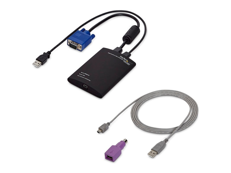 StarTech KVM Console to USB 2.0 Portable Laptop Crash Cart Adapter 2Yr