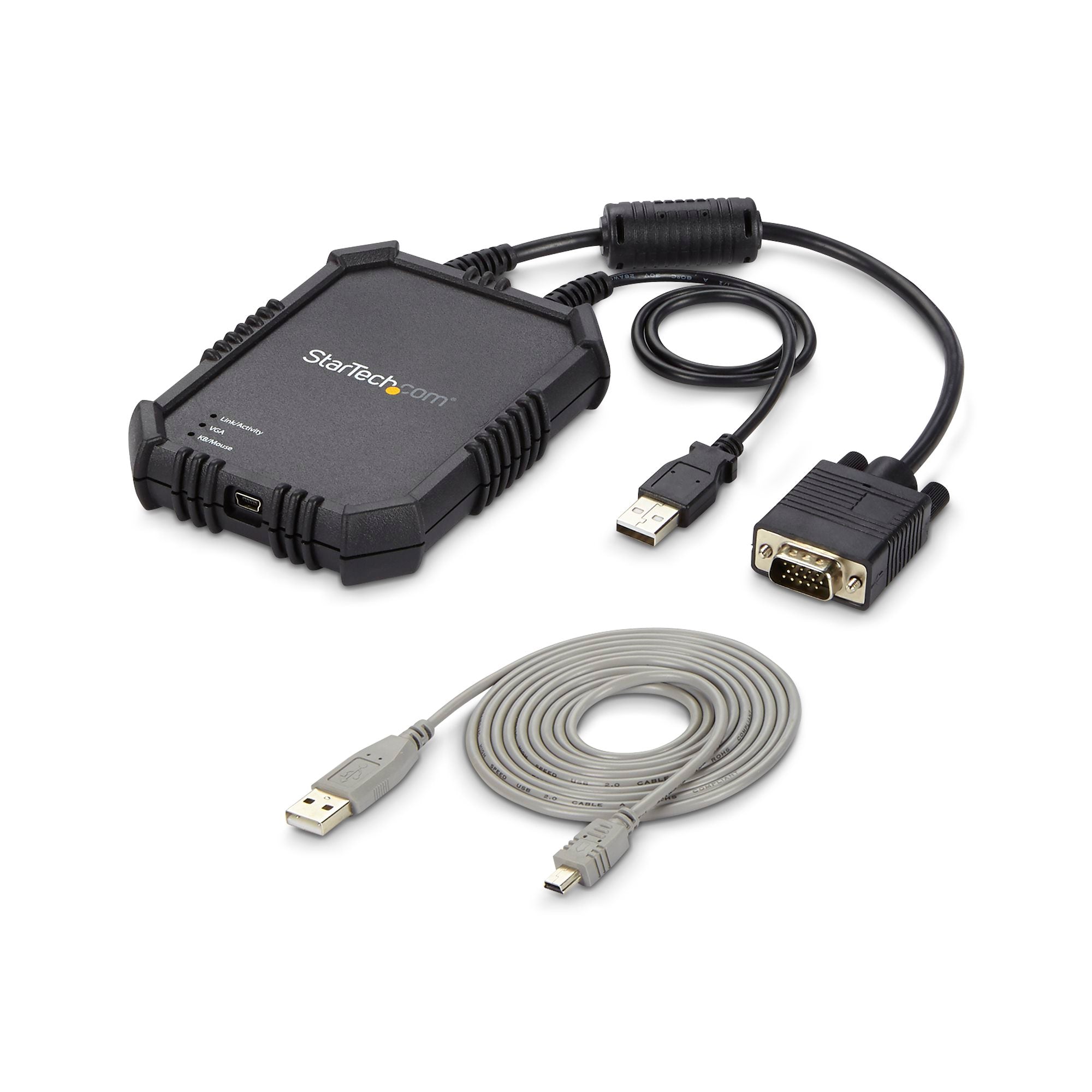 StarTech KVM Console to USB 2.0 Portable Laptop VGA Crash Cart Adapter, Rugged, 2Yr