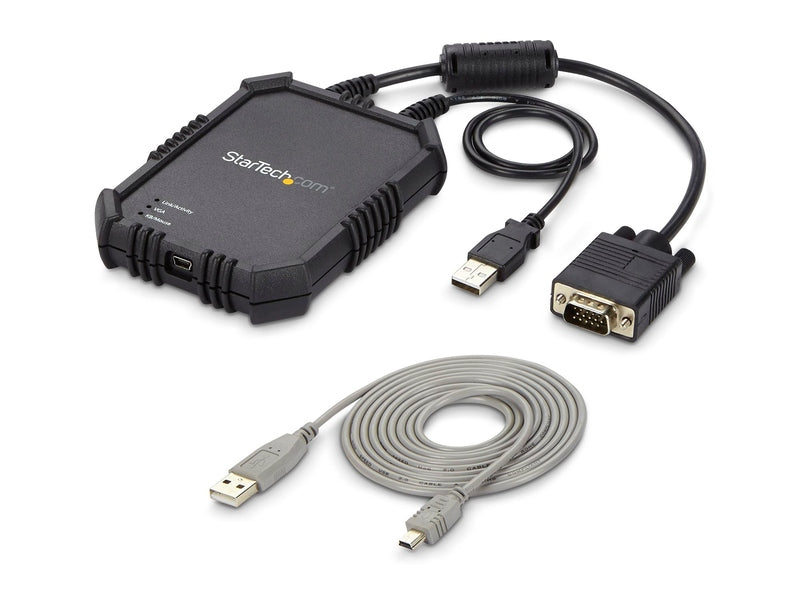 StarTech KVM Console to USB 2.0 Portable Laptop VGA Crash Cart Adapter, Rugged, 2Yr