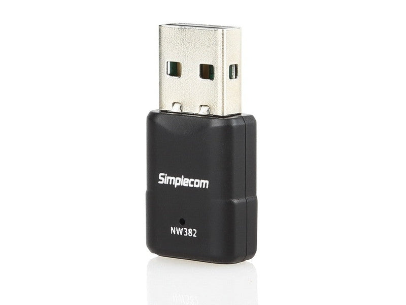 Simplecom NW382 Mini Wireless N USB WiFi Adapter 802.11n 300Mbps