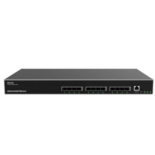 Grandstream GWN7832 Enterprise Layer 3 12-Port SFP+ Managed Aggregation Switch REDUNDANT PSU
