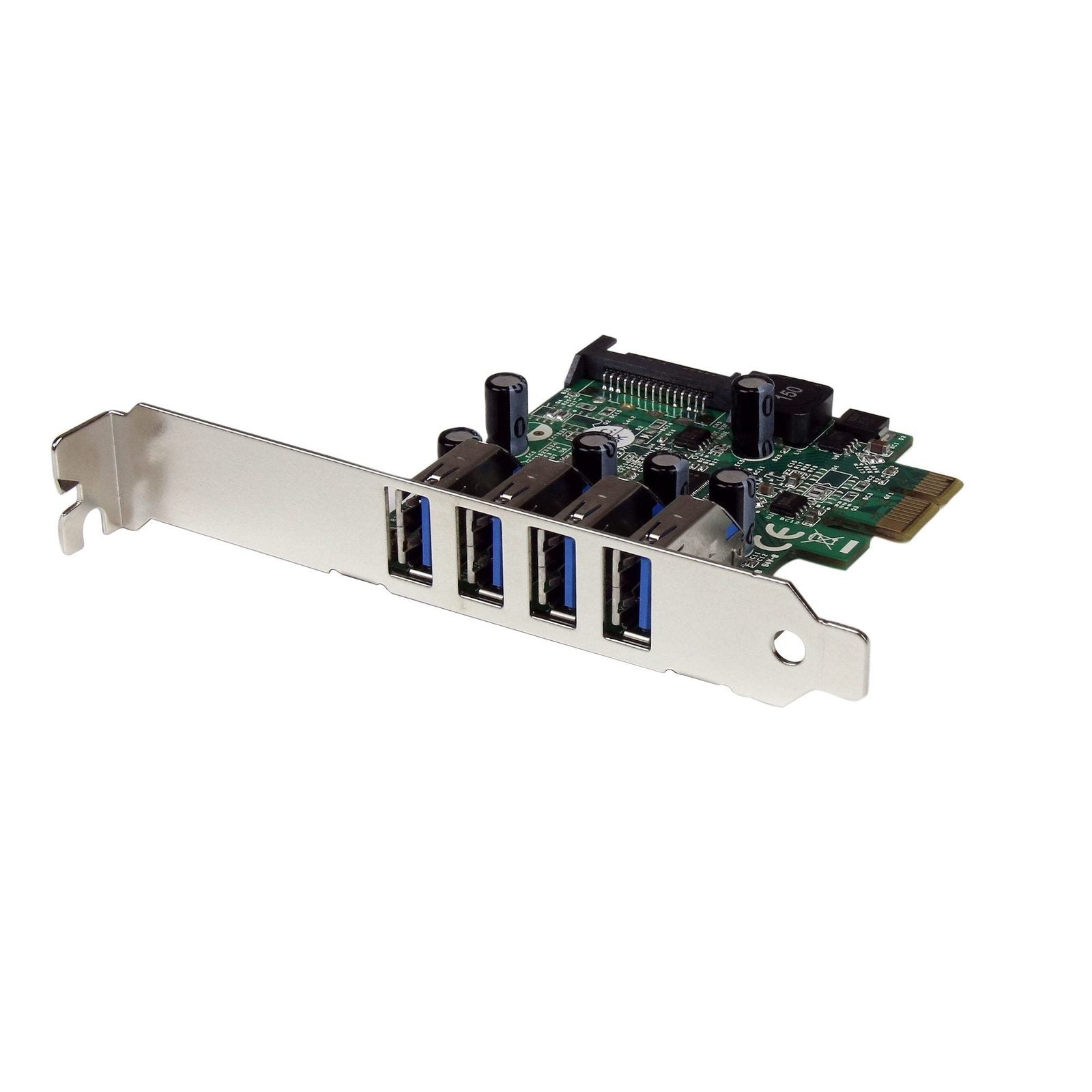 StarTech 4 Port PCIE USB 3.0 Card, Sata Power Required, UASP, 2Yr