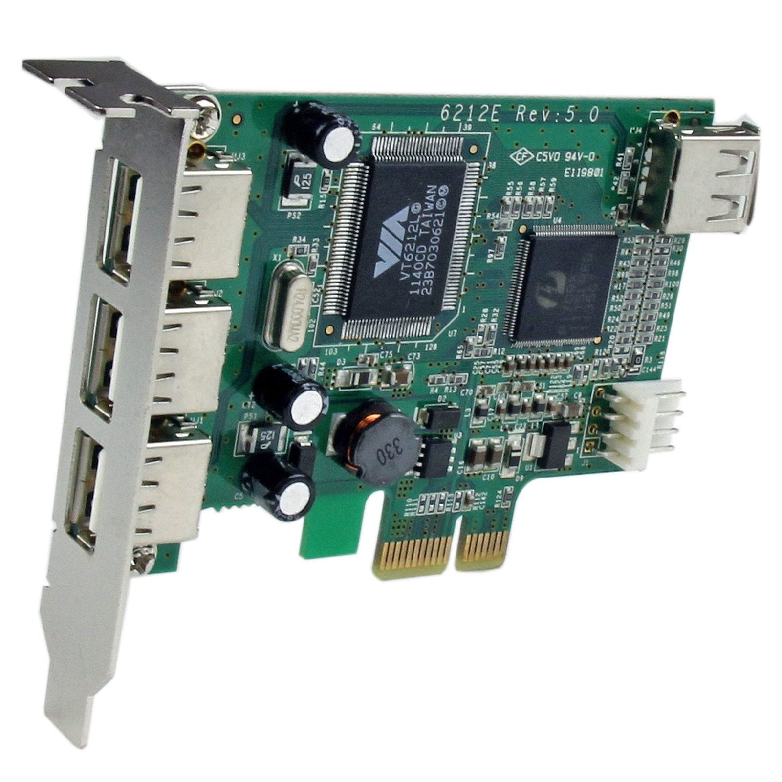 StarTech 4 Port USB 2.0 PCIE Card - Low Profile 2Yr