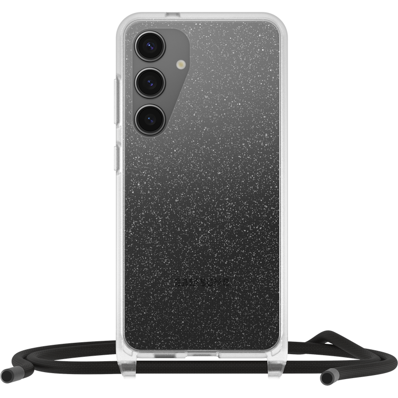 OtterBox React Necklace Samsung Galaxy S24 5G 6.2' Case Stardust Clear Glitter