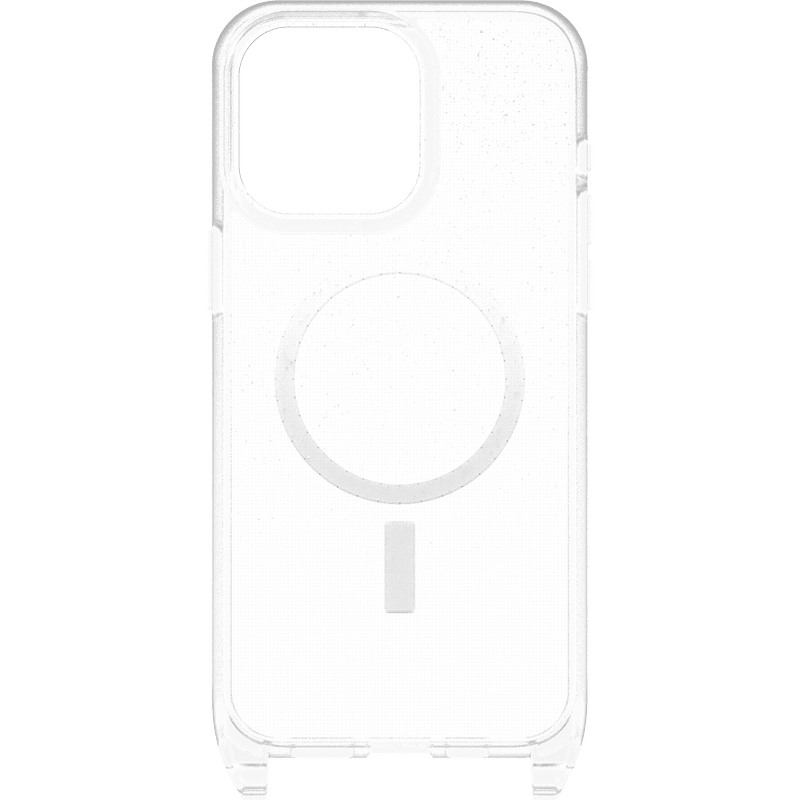 OtterBox React Necklace MagSafe Apple iPhone 15 Pro Max 6.7' Case Stardust Clear Glitter