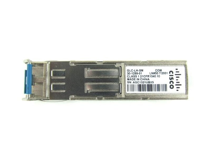 Cisco GLC-LH-SM 30-1299-01 1000BASE-LX/LH 1310nm 10km LC MMF/SMF SFP Transceiver *used*