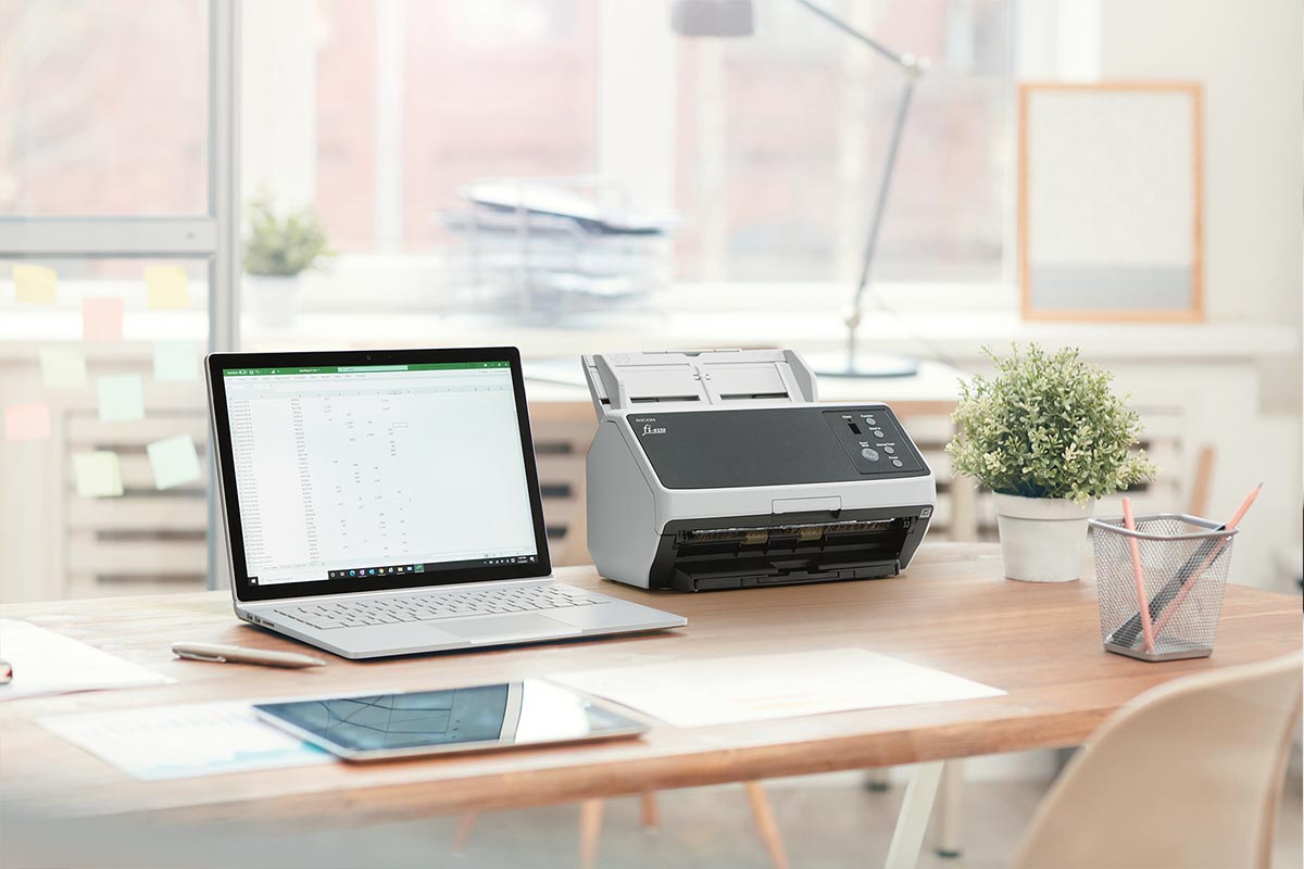 Fujitsu Ricoh fi-8150 50ppm Duplex Document Scanner (PA03810-B101)