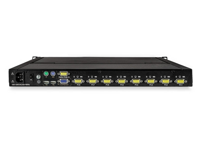 StarTech 8 Port 1U VGA KVM Console, 17" LCD, USB, Rackmount, 2Yr