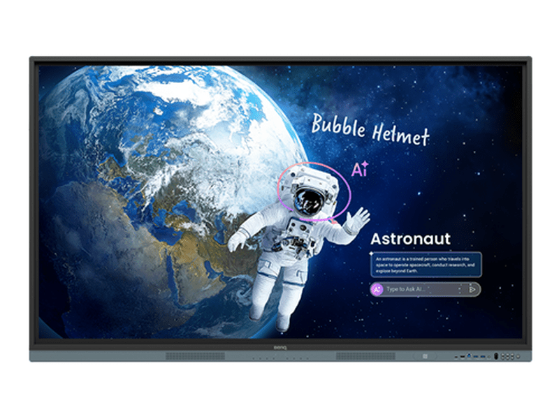 BenQ 86" Board Master RM05 4K UHD 450 nits Interactive Display w/ Android 15 OS and WIFI INCLUDED RM8605