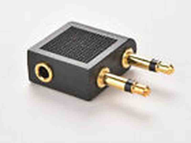 3.5mm Female to 2x 3.5mm Male Audio Adapter