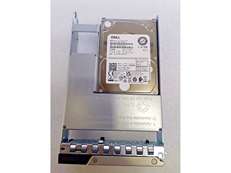 Dell 1.2TB 10K RPM 12Gbps 3.5" SAS Hot Plug Hard Drive Suits 14G/15G Rack