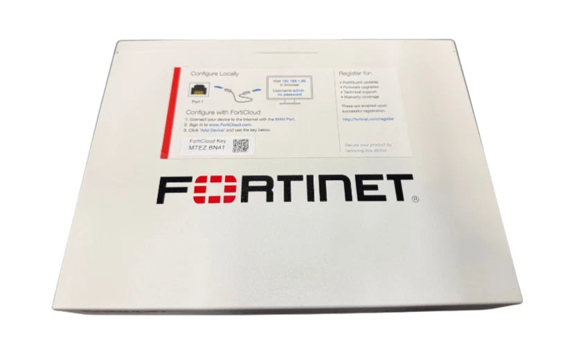 **Used/Refurbished** Fortinet FortiGate 60E 10 x GE RJ45 ports 7 x Internal Ports, 2 x WAN Ports, 1 x DMZ Ports