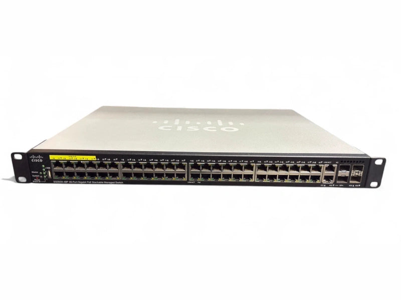 Cisco SG350X-48P-K9 48-Port Gigabit PoE 382W Stackable Managed Switch 2xSFP+