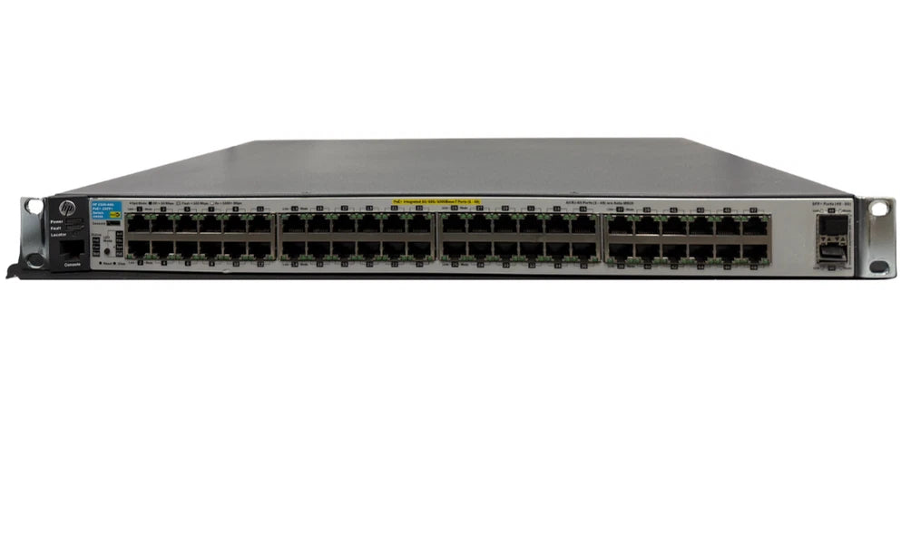 **Used/Refurbished** HP 2530-48G-PoE+-2SFP+ 48 Port Gigabit Ethernet Switch with 382W Power Budget