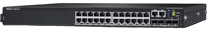 Dell PowerSwitch N3224T-ON Switch 24x 1 Gb RJ45 2x 10Gb SFP+ 2x 100Gb QSFP28 Mounting Bracket *Open Box Brand New
