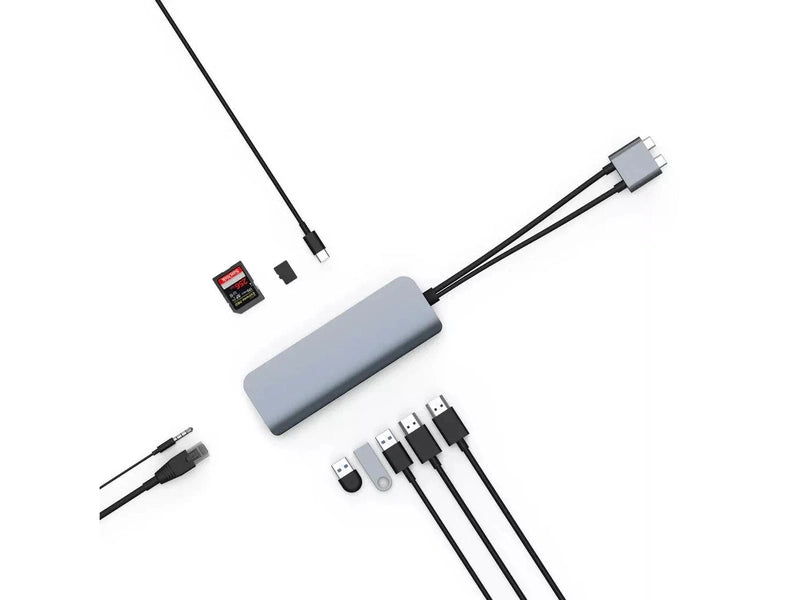 Targus HyperDrive HD392-GRAY VIPER 10-in-2 USB-C Hub