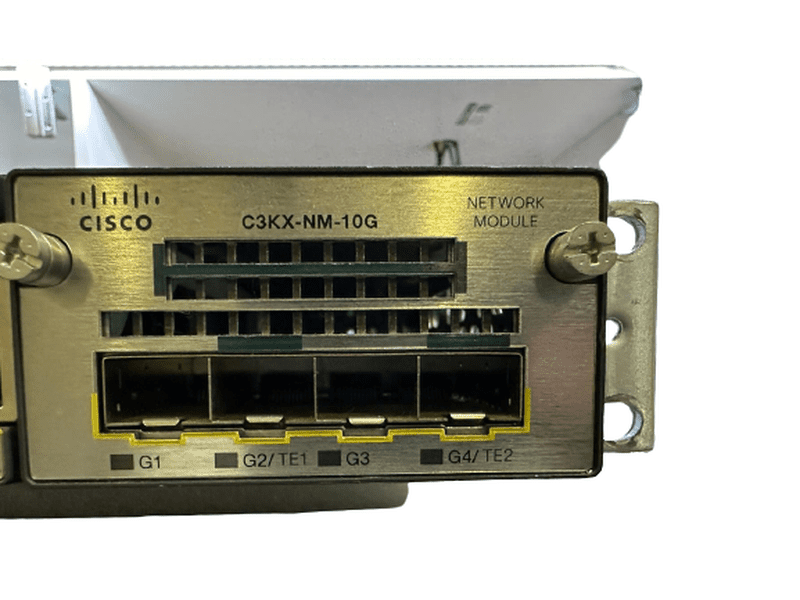 Cisco WS-C3750X-24P-S V05 24-Port POE Switch w/ 10GbE SFP+Module, Dual PSU