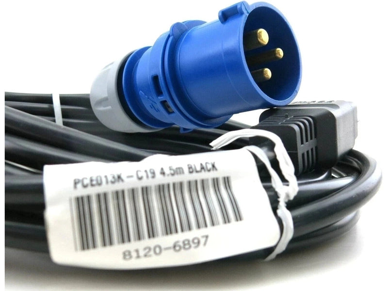 HPE Power cable 4.5m IEC309, C19 Male to Female P/N: 8120-6897