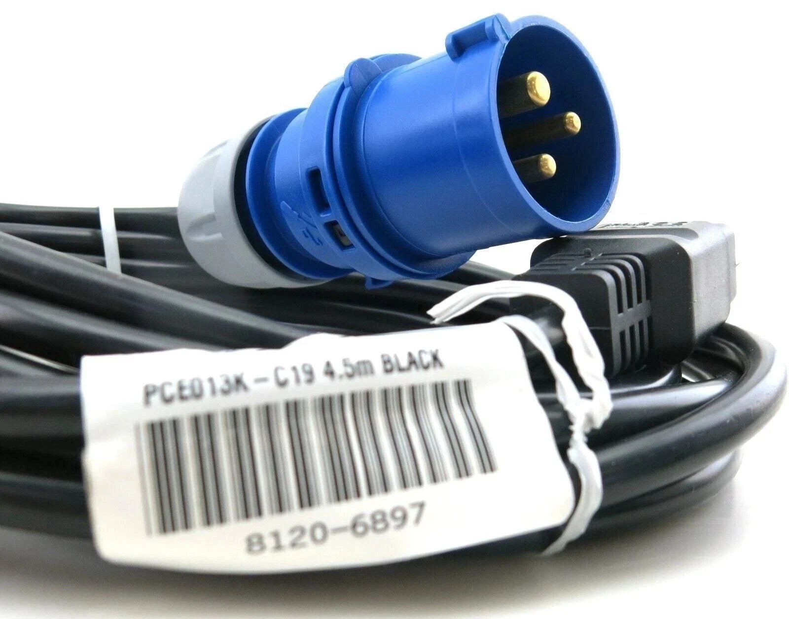 HPE Power cable 4.5m IEC309, C19 Male to Female P/N: 8120-6897