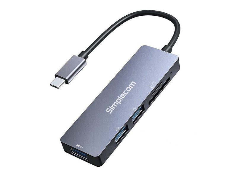 Simplecom CH255 USB-C 5-in-1 Multiport Adapter 3-Port USB-A Hub