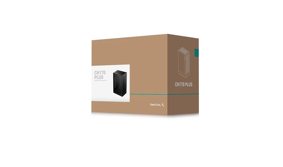 DeepCool CH170 PLUS Vertical Micro-ATX Compact Case