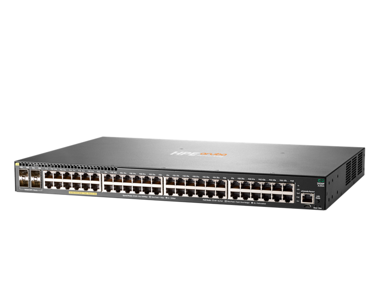 HPE Aruba Networking 2930F 48G POE+ 4SFP+ Switch