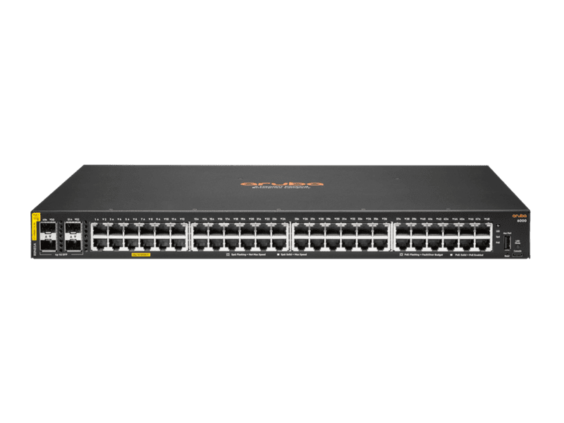 HPE Aruba 6000 48G Class4 PoE 4SFP 370W Switch