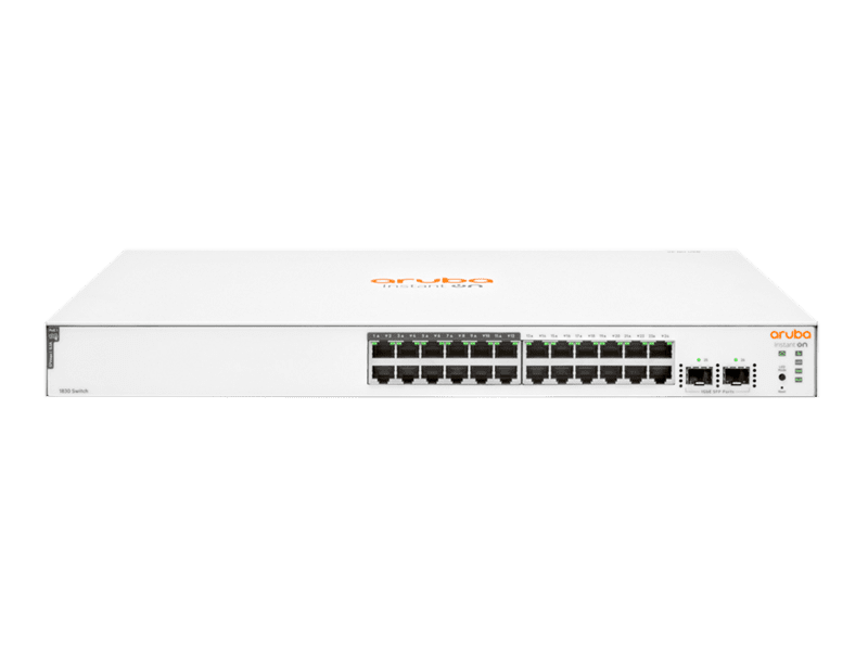 HPE Aruba Instant On 1830 24G 2xSFP 12P Class4 PoE 195W Switch