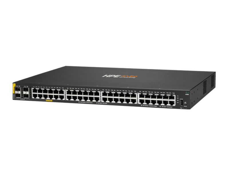 HPE Aruba Networking 6100 48G CL4 4SFP+ 740W Switch