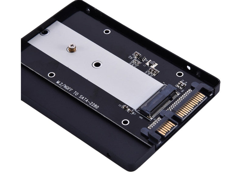 Simplecom SA102 NGFF M.2 B Key to 7mm 2.5" SATA Converter Enclosure Aluminium