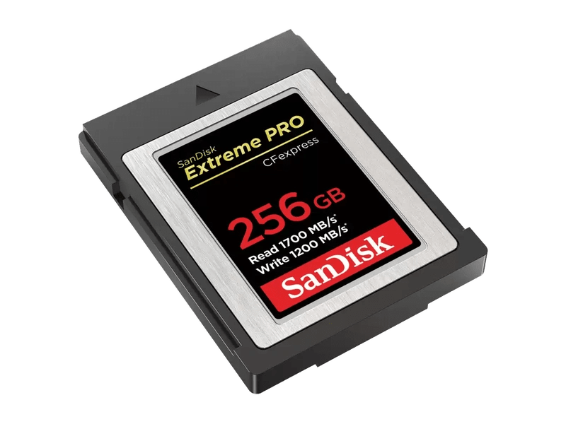 SanDisk 256GB Extreme Pro® CFexpress® Card Type B SDCFE 1700MB/s R, 1400MB/s W