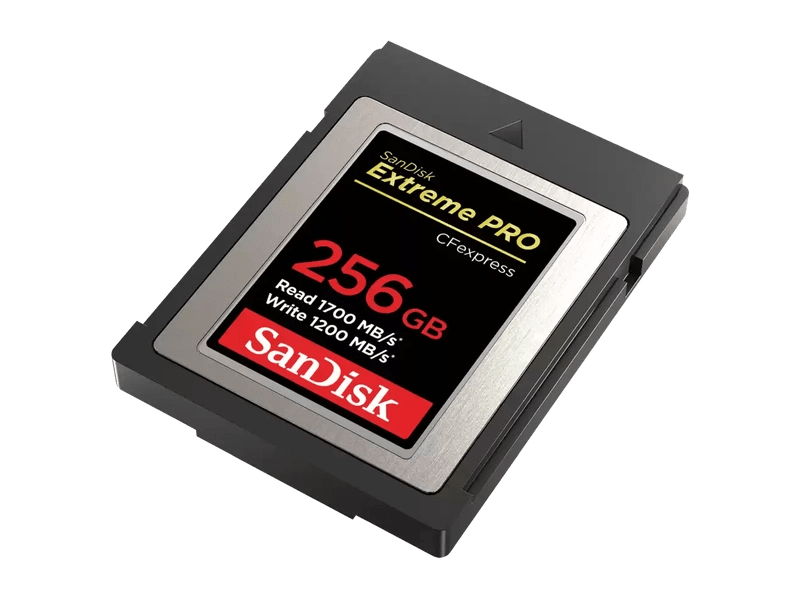 SanDisk 256GB Extreme Pro® CFexpress® Card Type B SDCFE 1700MB/s R, 1400MB/s W