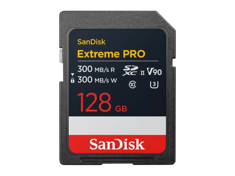 SanDisk 128GB Extreme PRO SD UHS-II Card