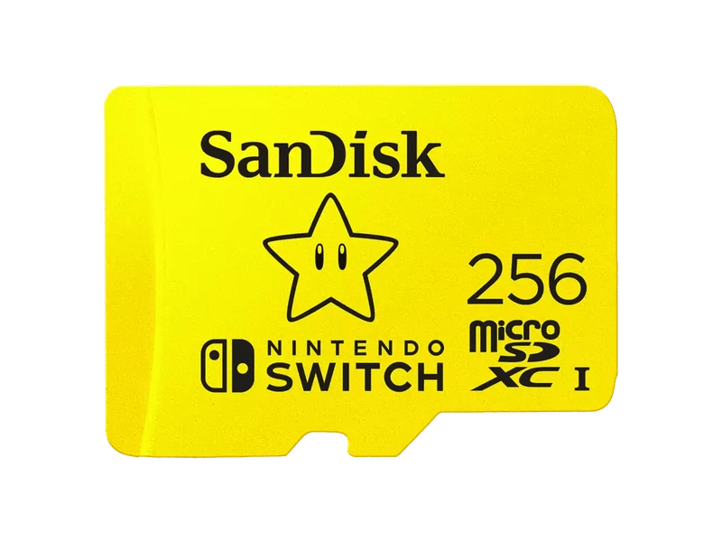 SanDisk 256GB Nintendo-Licensed MicroSDXC UHS-I Memory Card