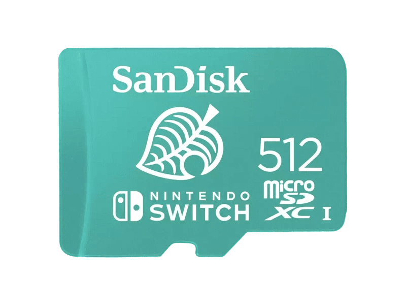 SanDisk 512GB Nintendo-Licensed MicroSDXC UHS-I Memory Card