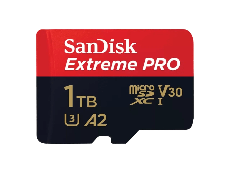 SanDisk 1TB Extreme® PRO microSDXC™ UHS-I CARD, SQXCD, 200MB/s R, 140MB/s W