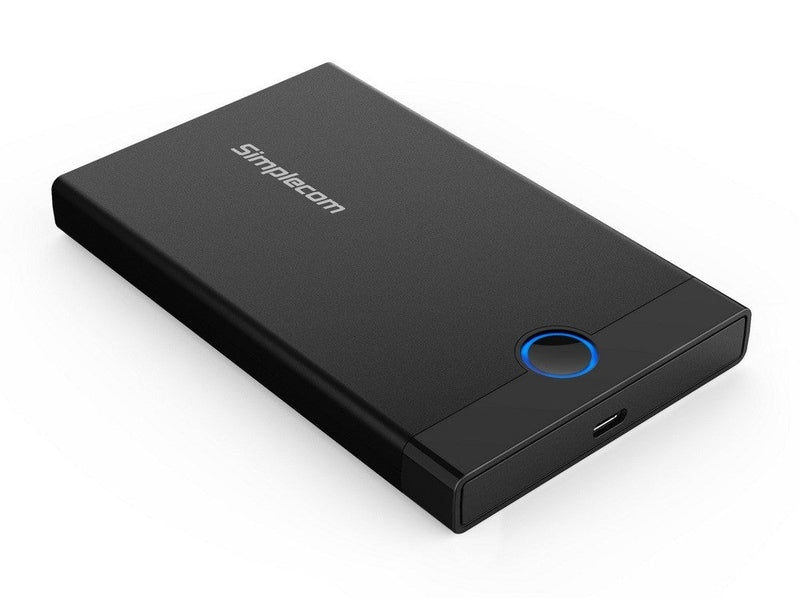 Simplecom SE229 Tool-free 2.5" SATA HDD SSD to USB-C Enclosure USB 3.2 Gen 2