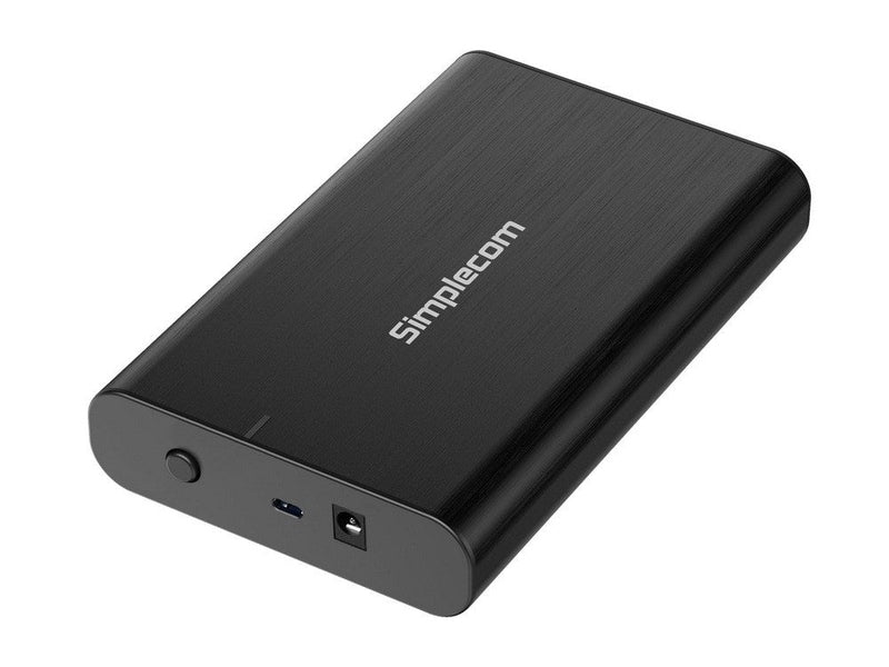 Simplecom SE331 Aluminium 3.5'' SATA to USB-C External Hard Drive Enclosure USB 3.2 Gen1 5Gbps