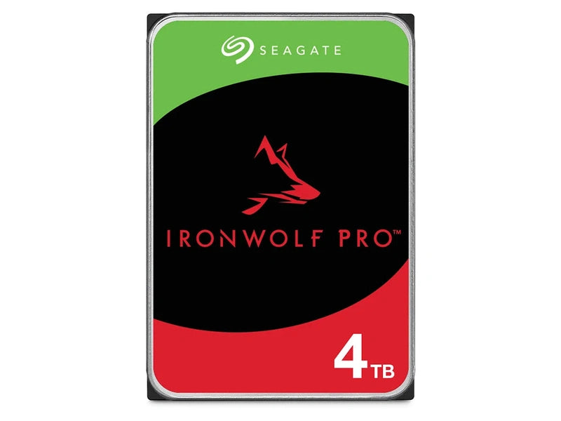 Seagate IronWolf Pro 4TB 3.5" SATA 7200RPM 256MB NAS HDD - ST4000NT001