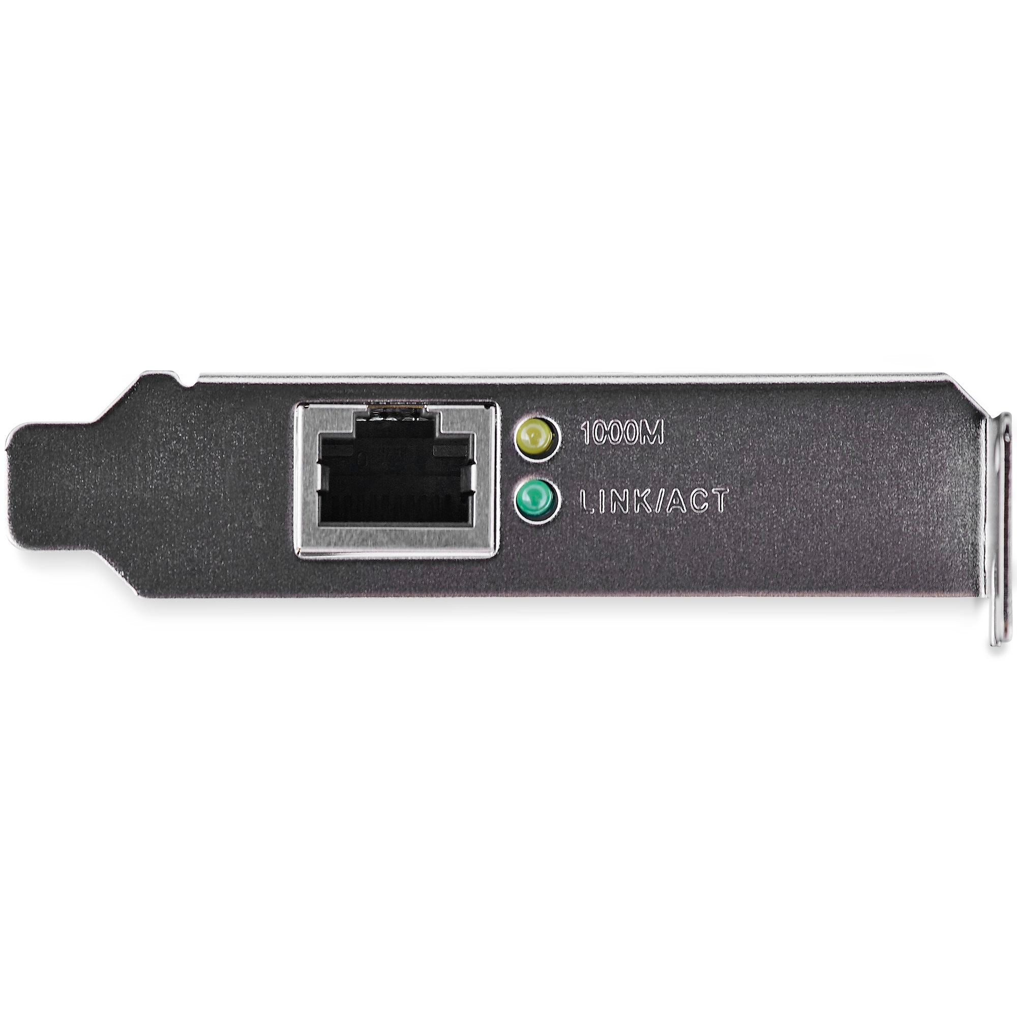 StarTech 1 Port GbE PCIE Network Card, Low Profile, 2Yr