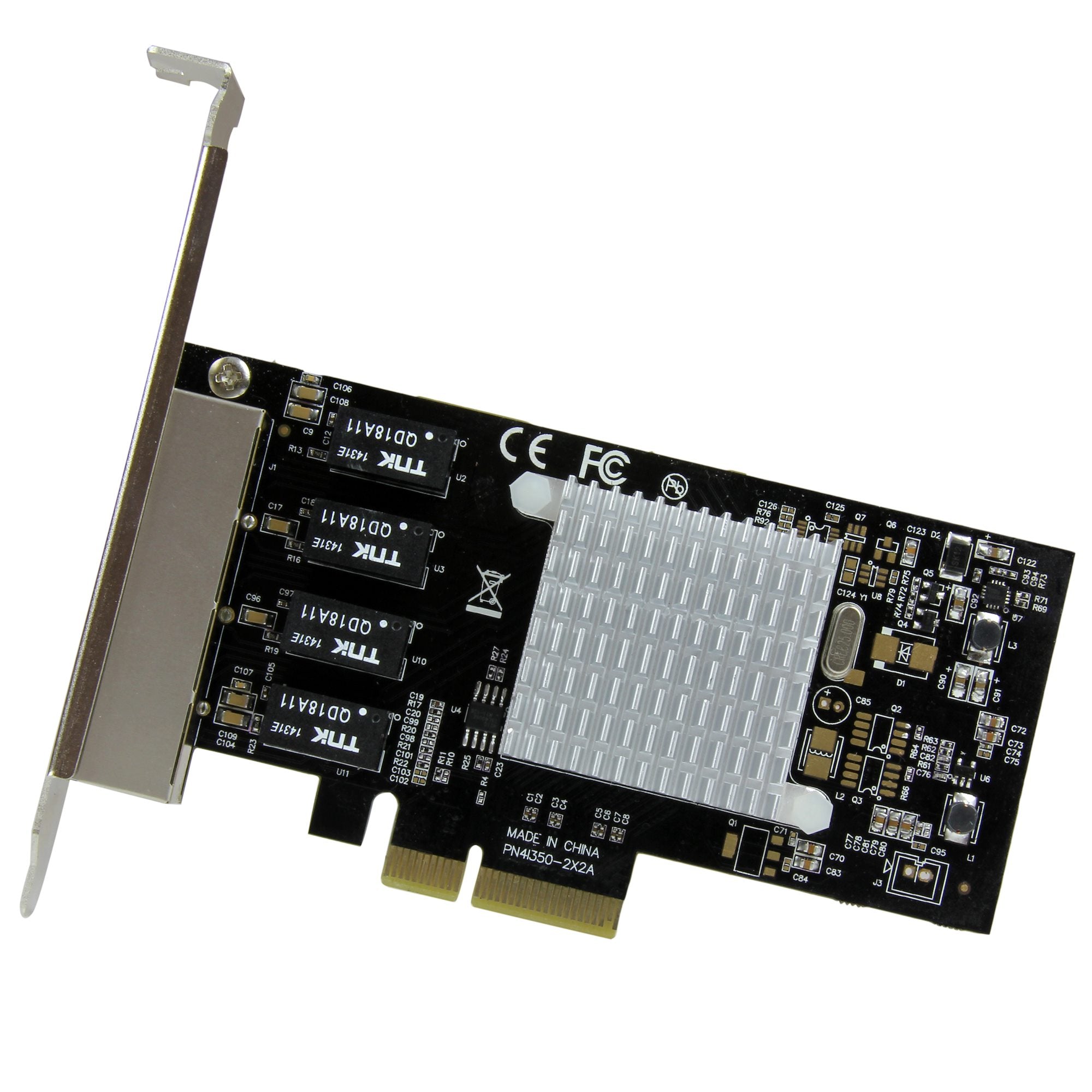 StarTech 4 Port GbE PCIE Network Card, Intel I350, 2Yr