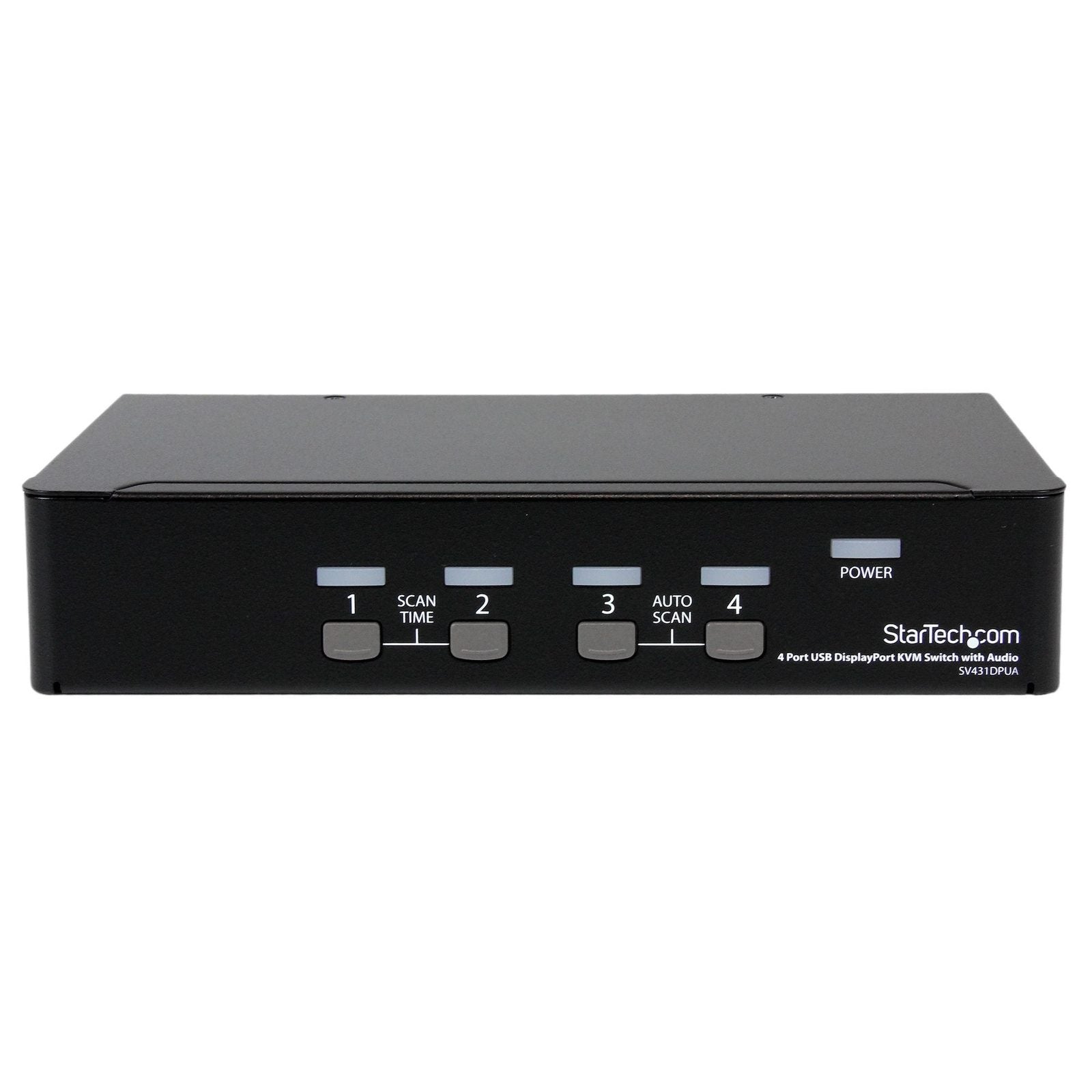 StarTech 4 Port Single Displayport KVM Switch, USB, Audio, No Cable, 3Yr