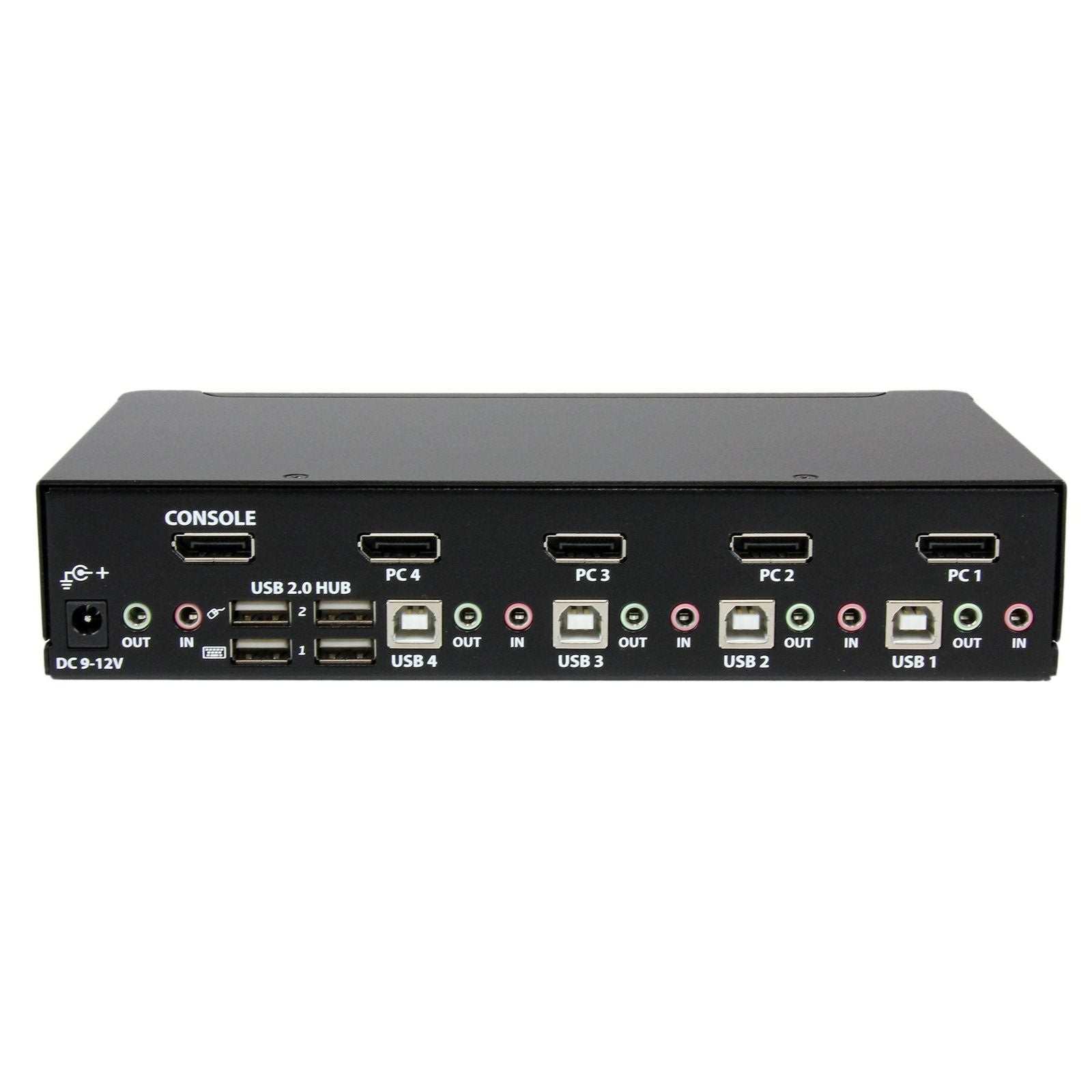StarTech 4 Port Single Displayport KVM Switch, USB, Audio, No Cable, 3Yr